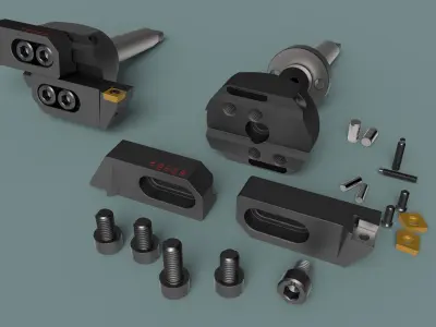 The head for boring holes 3D model