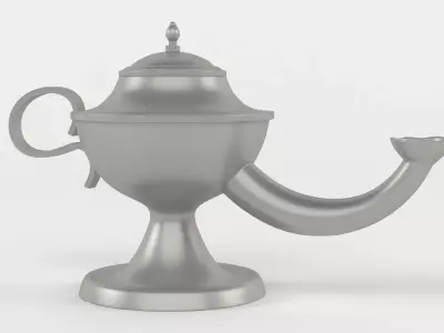 Arabic Oil Lamp 3D model