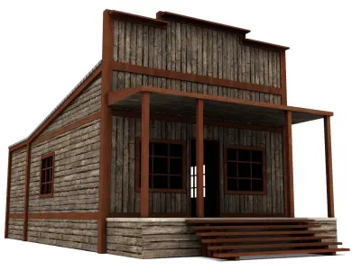 General Store Low-poly 3D model buy