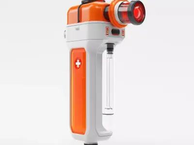 Futuristic Medical Diagnostic Device 3D model purchase