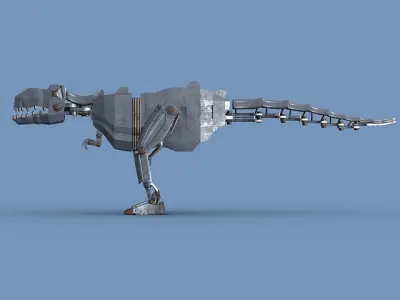 Mechanical dinosaur  3D model