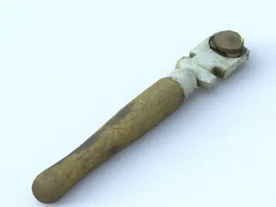 Glass Cutter Low Poly Low-poly 3D model