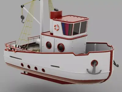 Fishing Boat  3D model