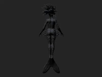 Mermaid 3D model purchase