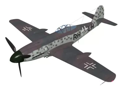 Messerschmitt Me 309 V4 3D model