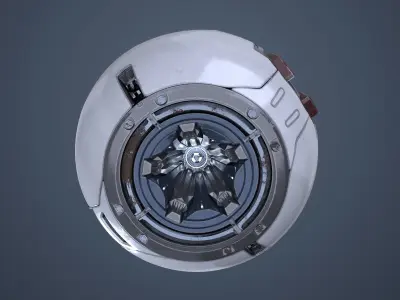 Surveillance Drone Mk1 Used Look Free 3D model