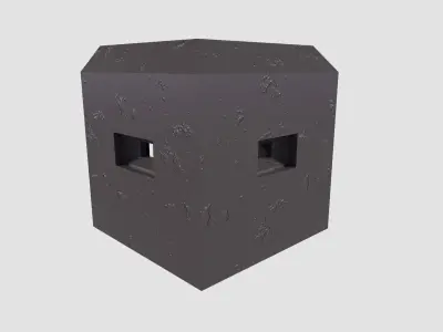 ww2 bunker Low-poly 3D model