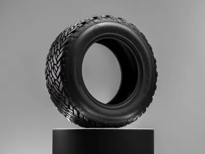 Fuel Gripper MT Offroad Tire 3D Model 3D model