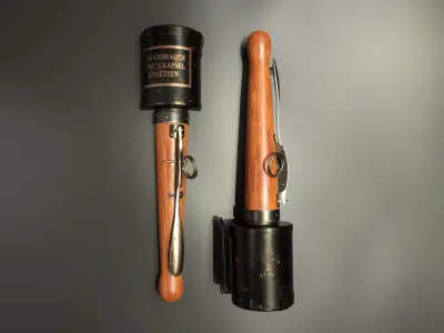 GERMAN STICK GRENADE Low-poly 3D model
