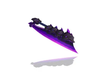 Volcano King Dagger Low-poly 3D model