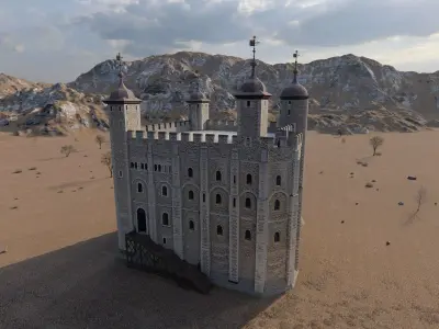 Medieval Castle 3D model purchase