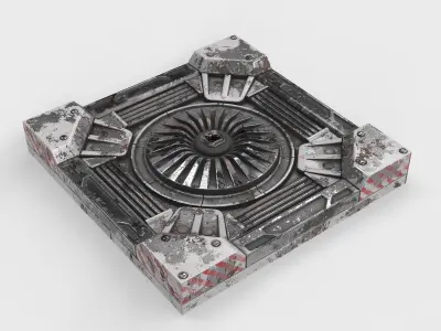 panel sci-fi 01 3D model