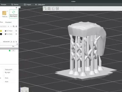 Custom3Dprint Minifigure Accessory - Minifigure Hair S2 - 063 3D print model