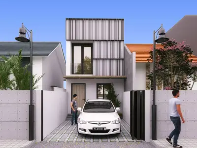 Industrial House and Full Interior 3D model