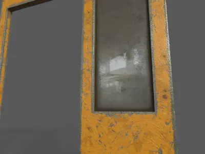 Old Gate Low-poly 3D model
