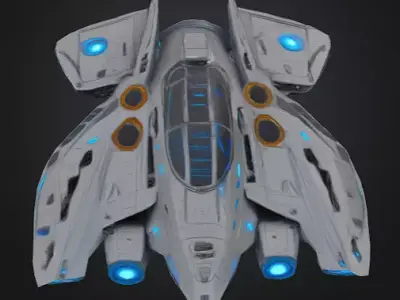 sci-fi SpaceShip 3D print model buy