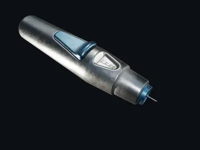 Medical injector Low-poly 3D model