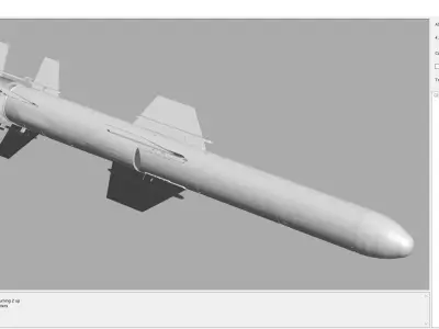 rocket 01 3D model