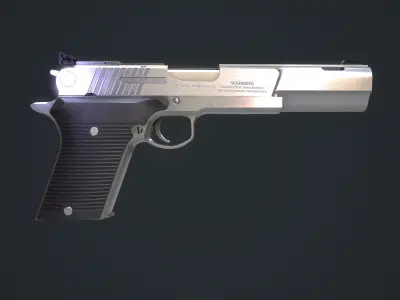 AMT V AutoMag Low-poly 3D model