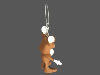  Cartoon Bulb Holder v2 Keychain 