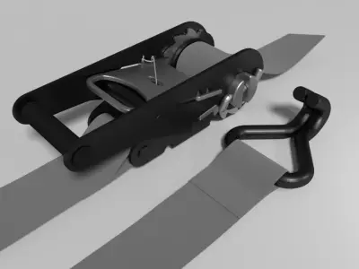 Ratchet Strap 3D model