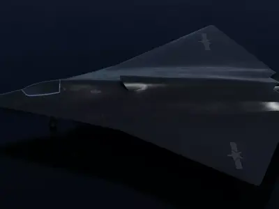 Chengdu J 36 Venom Free low-poly 3D model