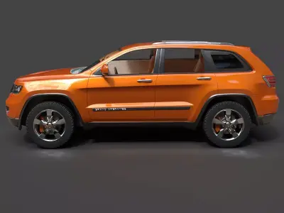 Jeep Grand Cherokee Laredo Limited - Hyper-Detailed SUV Asset 3D model