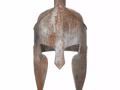 Spartan Helmet Game Ready 3D model