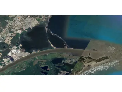 Bocas de Ceniza 3D model