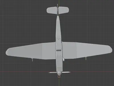 BF 109H  Free low-poly 3D model
