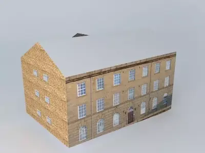The Old Warehous Huddersfield Free 3D model