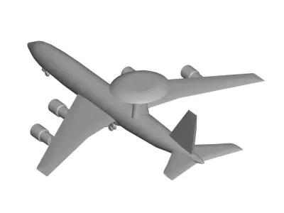 Boeing E-3 Sentry 3D model purchase