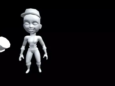 10 fantasy character Free low-poly 3D model