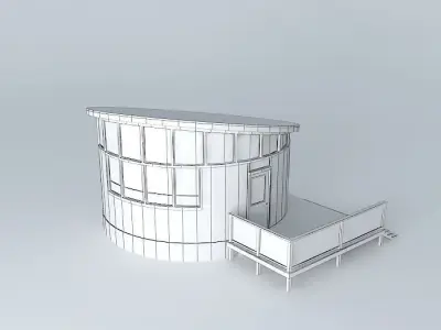 Round House Cabin Free 3D model