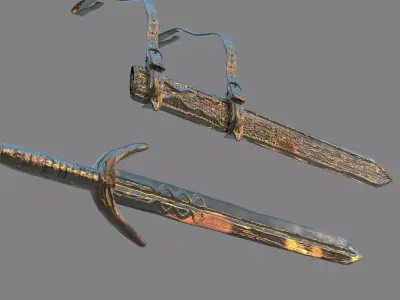 Sword Ancient 3D model