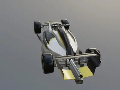 Cadillac F1 team 2026 concept car  Low-poly 3D model