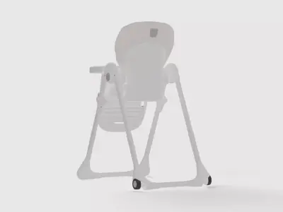 Baby stroller 3D model 3D model 21