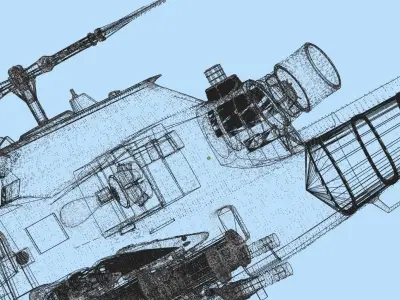 Ah-bai1f armed helicopter 3D model