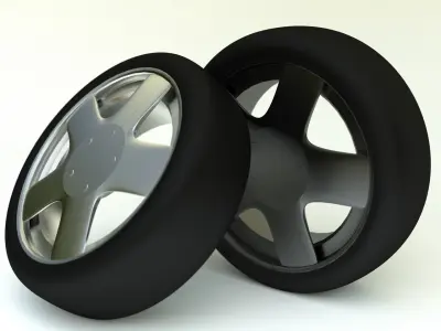 Wheel Tire Free 3D model