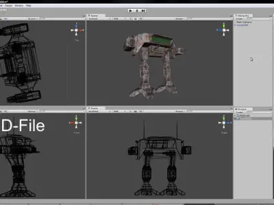 Mech2005 star wars robot 3D model