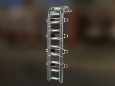 Ladder Low-poly 3D model purchase