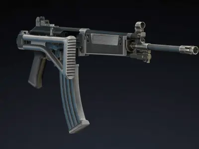 Vektor R4 Low Poly Realistic Low-poly 3D model