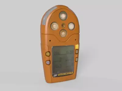 Gas Detector Low-poly 3D model purchase
