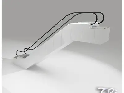 ESCALATORS escalator 3D model