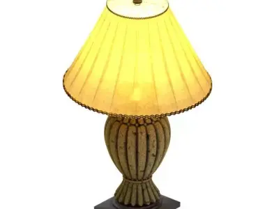 The ethnic bronze lamp 3D model