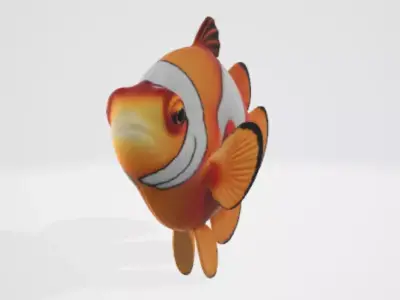 Clownfish 3D model purchase