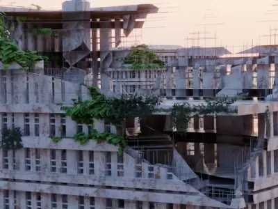 Apocalyptic City 3D model