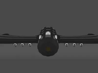 Fighter spaceship Free low-poly 3D model buy