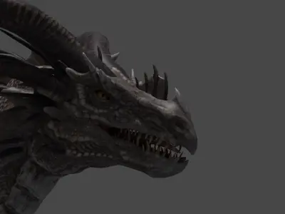 dragon 3D model 10