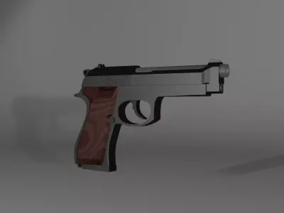beretta 92  3D model